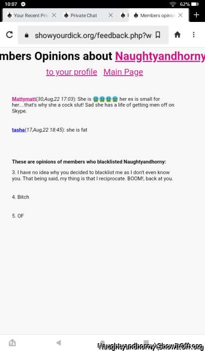 Amy's feedback