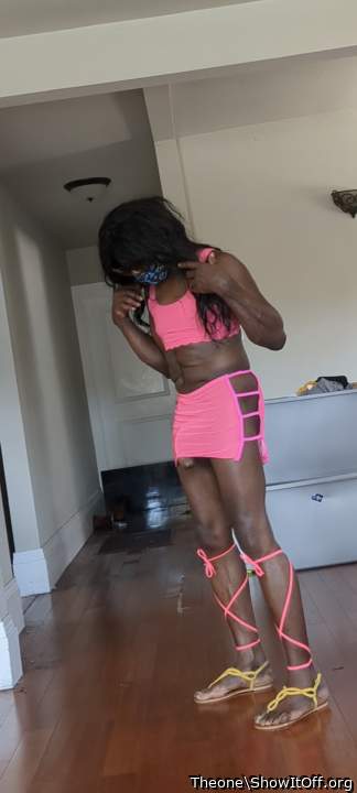Me looking at my BBC saying I'm gone drill one of these fag's Ass