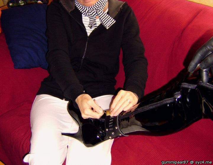 smile... so hab ich die Manschetten gesichert, mit Schler