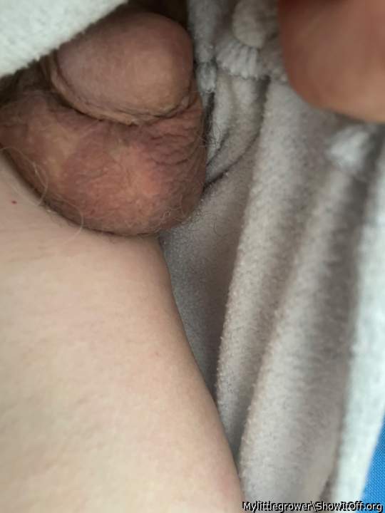 My little guy hiding