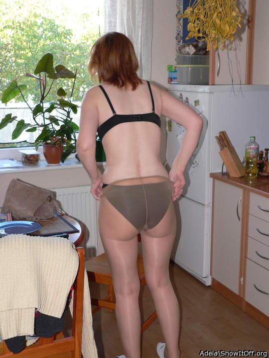 Pantyhose should be take of