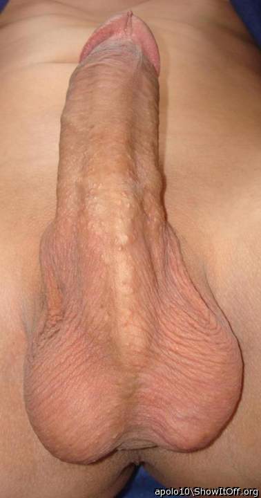 Awesome view of your hard cock and balls